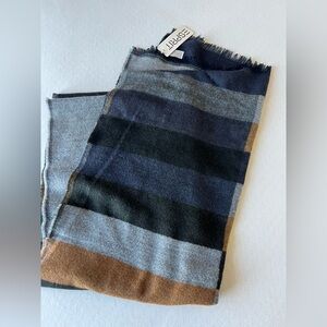 Esprit Black Fringed Scarf